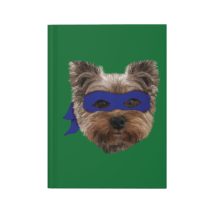 Our BFF is a Ninja Yorkie! (Hardcover Journal Matte - Blue)