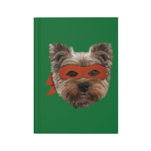 Our BFF is a Ninja Yorkie! (Hardcover Journal Matte - Orange)