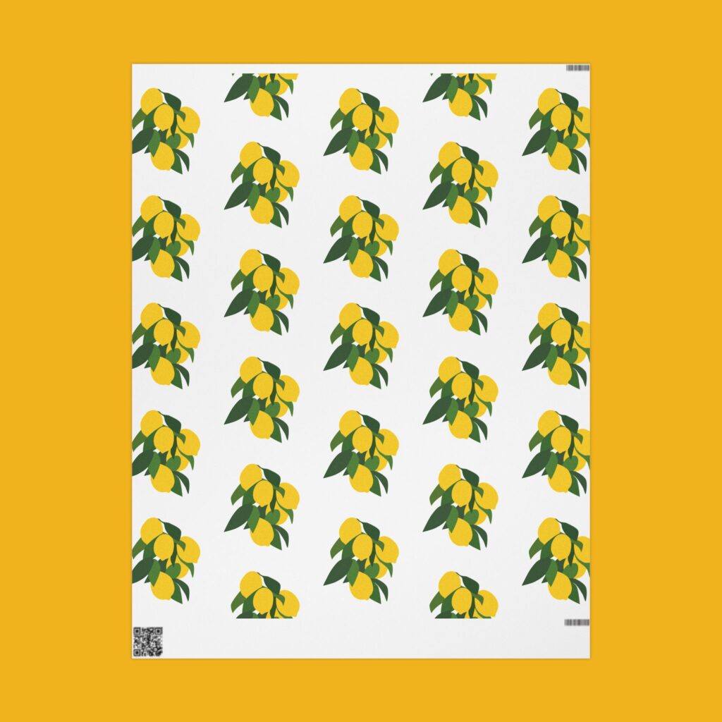 Lemon Wrapping Paper