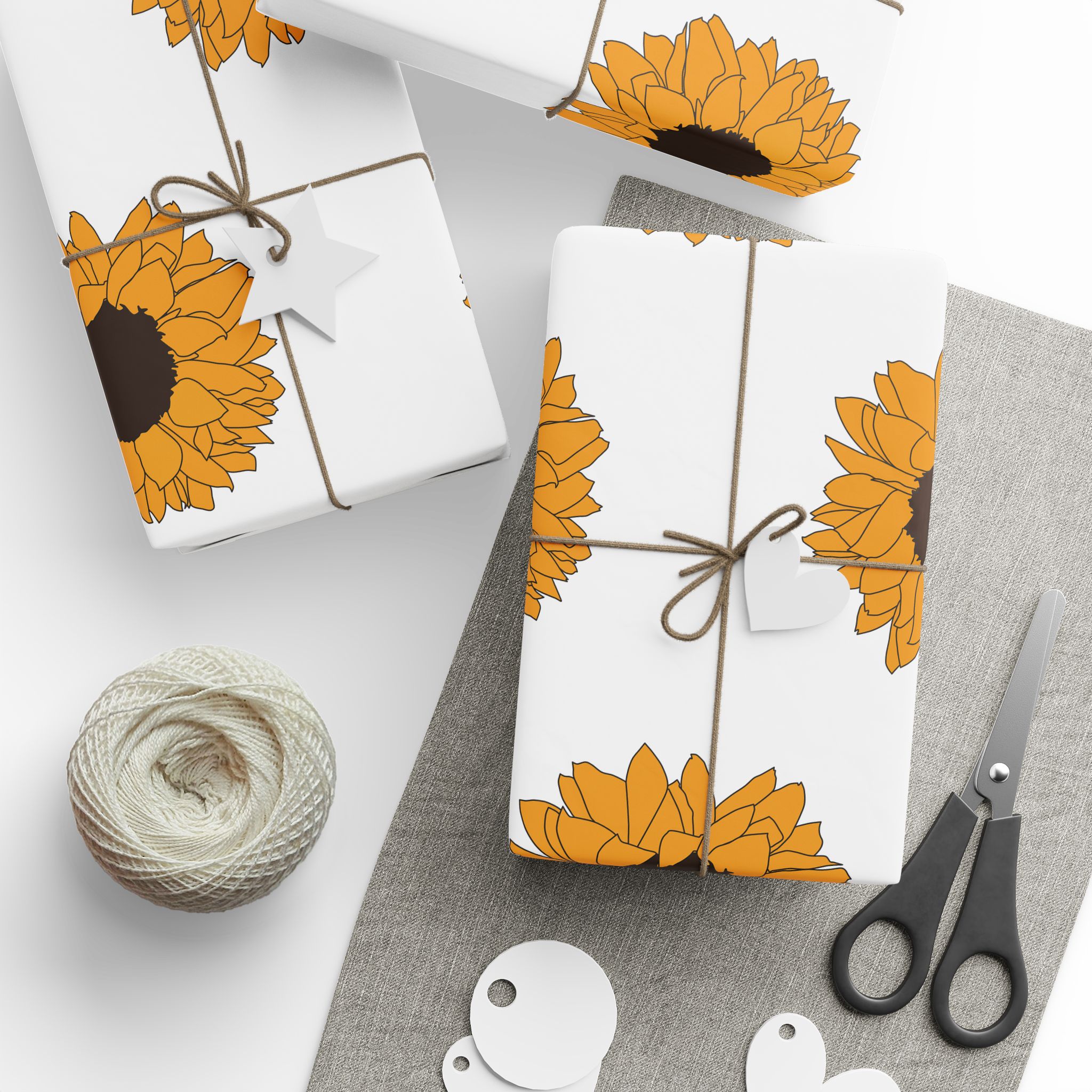 Sunflower Wrapping Paper - Image 3