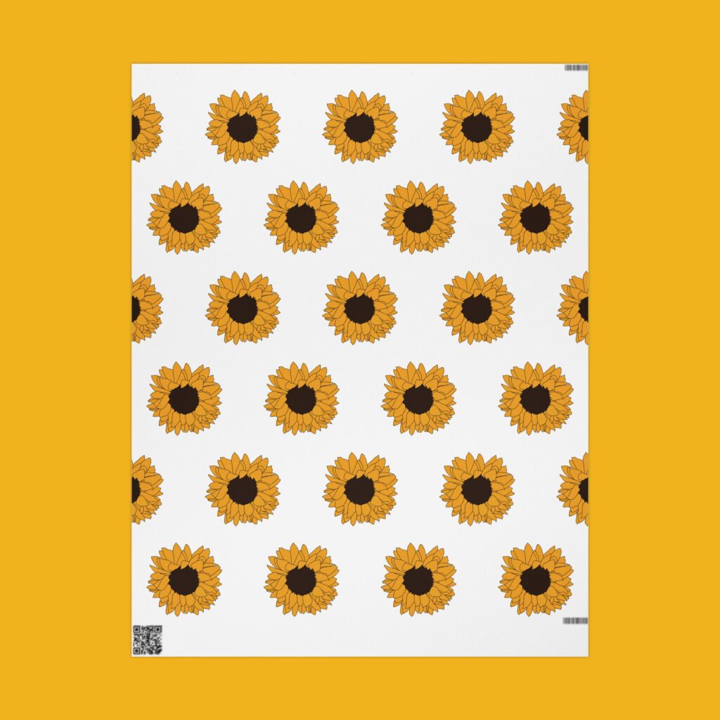 Sunflower Wrapping Paper