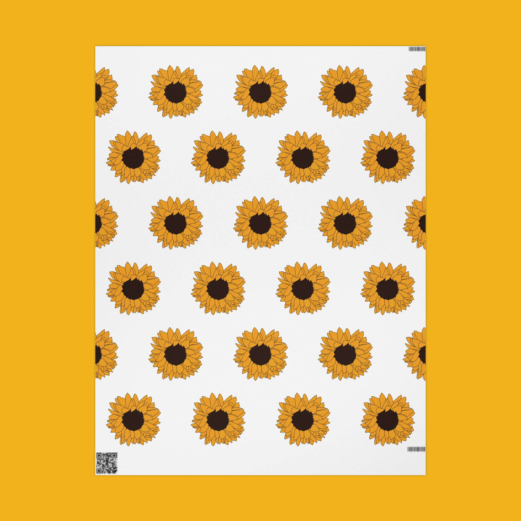 Sunflower Wrapping Paper