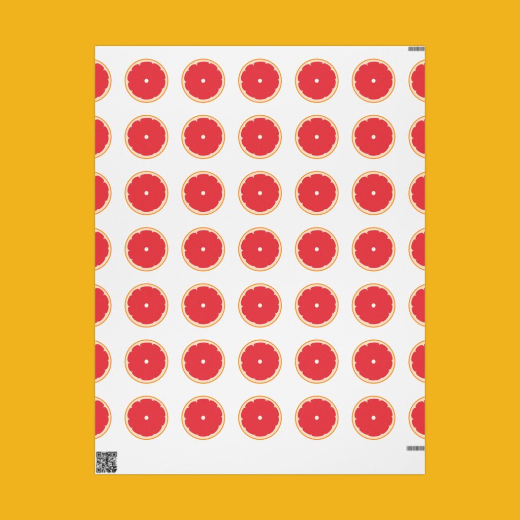 Ruby Red Grapefruit Wrapping Paper