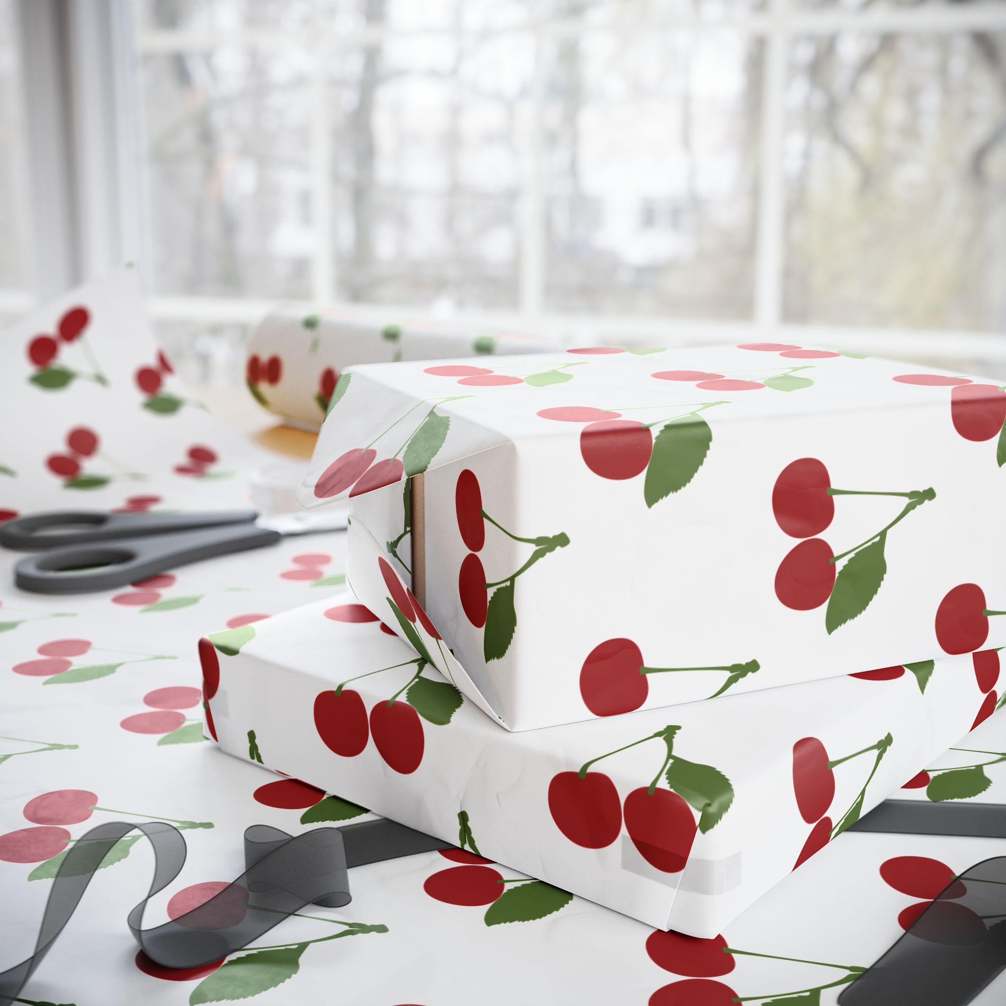 Cherry Wrapping Paper - Image 4