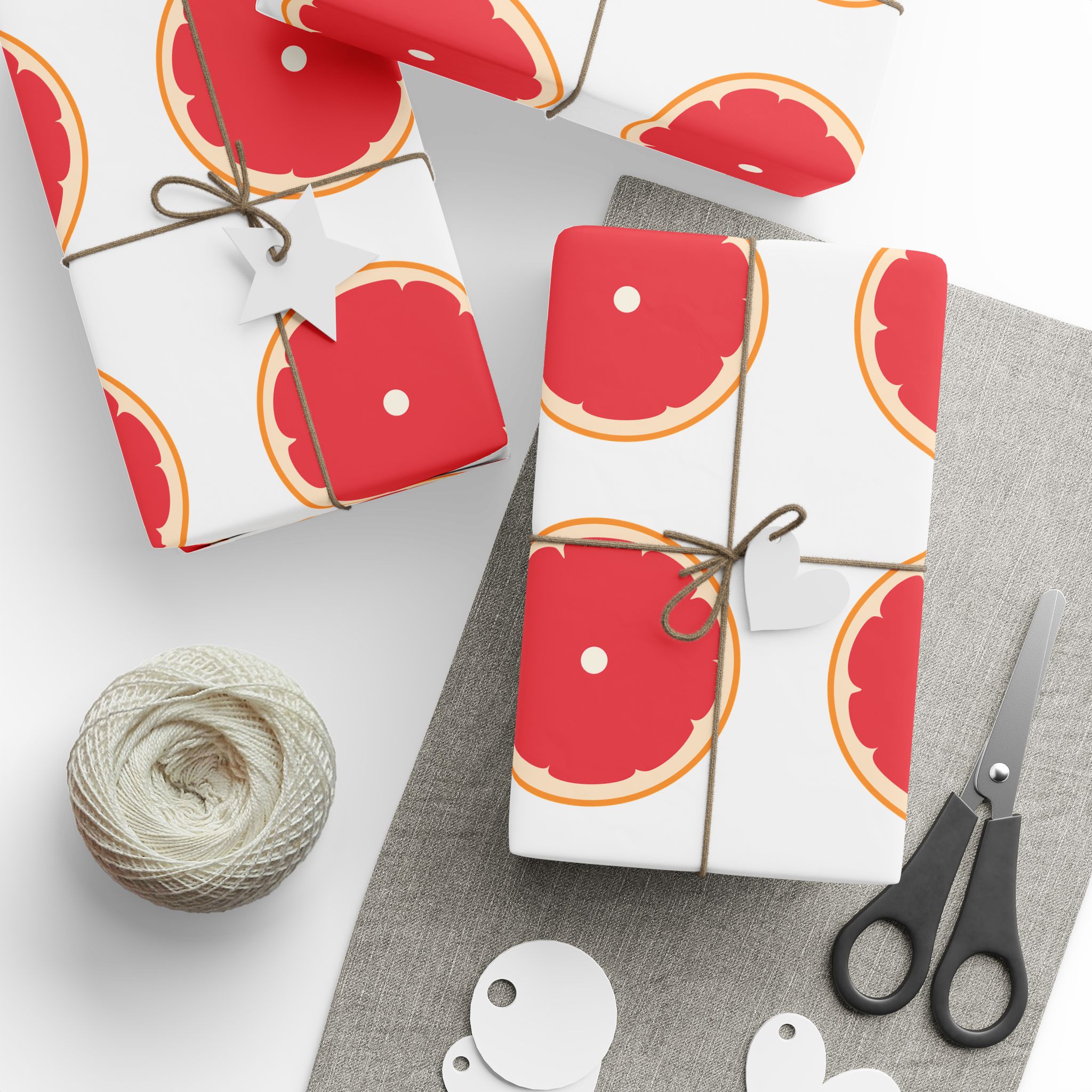 Ruby Red Grapefruit Wrapping Paper - Image 3