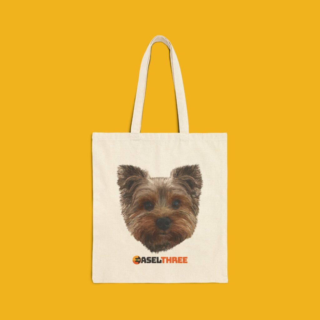 Cotton canvas tote bag
