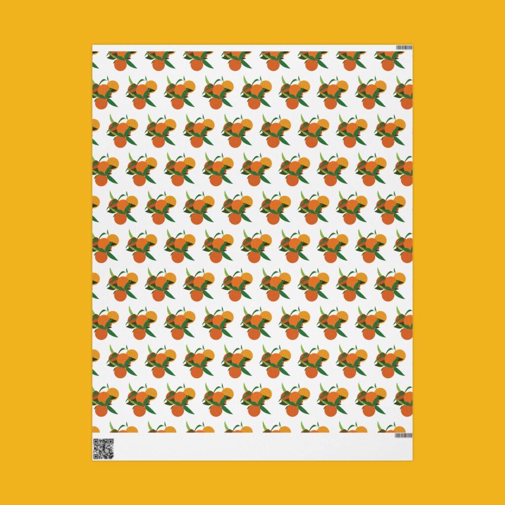 Oranges Wrapping Paper